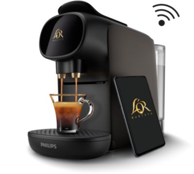 Cafetière à dosette PHILIPS LM9020/300 connectée L'OR Barista Créatif noir