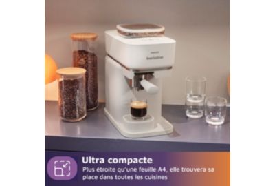Machine à expresso PHILIPS Baristina BAR300/00 Milky White