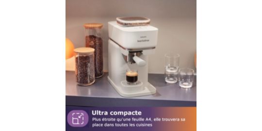 Machine à expresso PHILIPS Baristina BAR300/00 Milky White