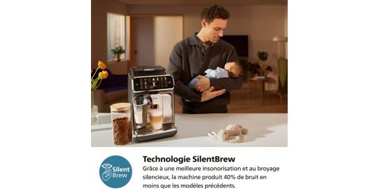 Expresso Broyeur PHILIPS EP5547/90 LatteGo