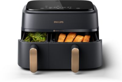 Airfryer PHILIPS Series 3000 9L Double Panier NA352/00