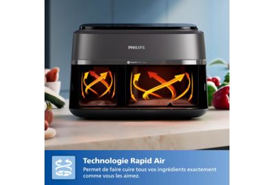 Airfryer PHILIPS Series 3000 Double bac 9,0L NA352/00