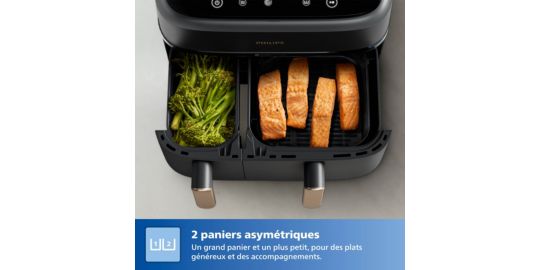 Airfryer PHILIPS Series 3000 Double bac 9,0L NA352/00