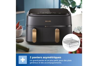 Friteuse sans huile PHILIPS NA352/04 double bac