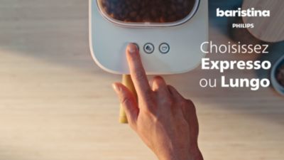 Voir la vidéo pour PHILIPS Baristina BAR302/20 Métal Look