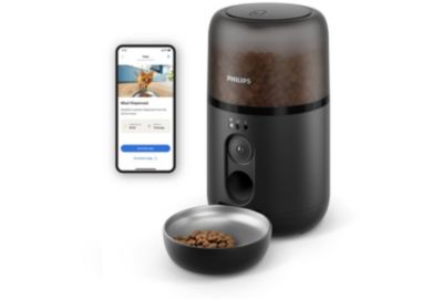 Distributeur de croquettes PHILIPS Serie Pet PAW5320/02 avec camera