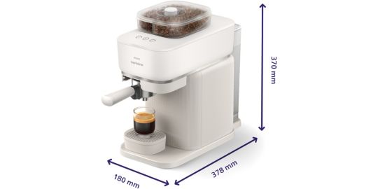 Machine à expresso PHILIPS Baristina Variety BAR320/00 - Blanc