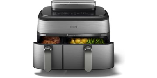 Airfryer PHILIPS Série 5000 Double bac 9,0L NA555/00