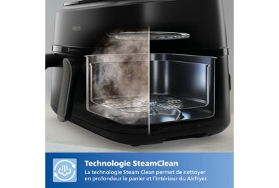 Airfryer PHILIPS Série 5000 Double bac 9,0L NA555/00