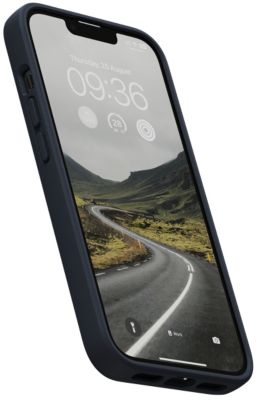 Coque NJORD iPhone 14 Pro Max Cuir de Saumon Noir MS