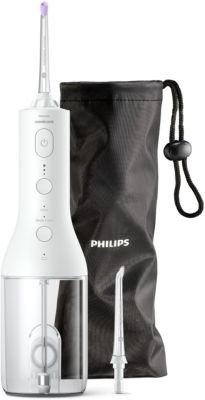 Hydropulseur PHILIPS HX3826/31 Power Flosser sans fil Blanc