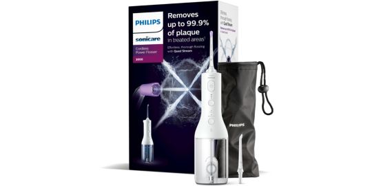 Hydropulseur PHILIPS HX3826/31 Power Flosser sans fil Blanc