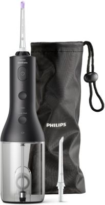 Hydropulseur PHILIPS HX3826/33 PowerFlosser sans fil noir