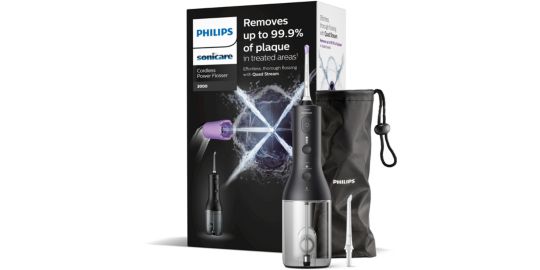 Hydropulseur PHILIPS HX3826/33 PowerFlosser sans fil noir