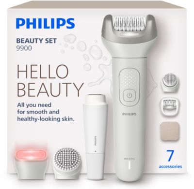 Epilateur électrique PHILIPS BRE738/00 Kit bien-etre
