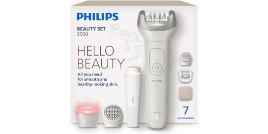 Epilateur électrique PHILIPS BRE738/00 Kit bien-etre