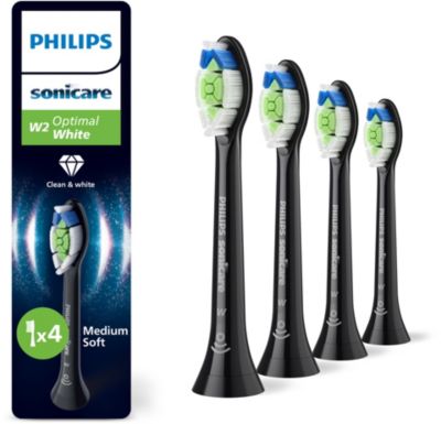 Brossette dentaire PHILIPS Sonicare lot de 4 -  HX6064/88 white Optimal