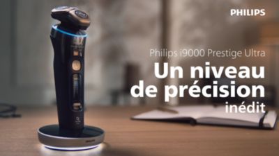 Voir la vidéo pour Rasoir Rech PHILIPS XP9400/31 Serie i9000 prestige 100 % étanche avec Skin IQ