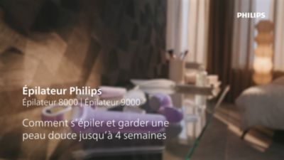 Voir la vidéo pour Epilateur électrique PHILIPS BRE711/00 série 8000