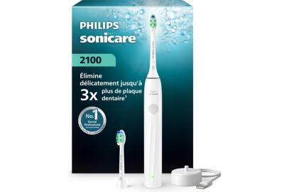 Brosse à dents électrique PHILIPS HX4022/01 Serie 2100 Blanche