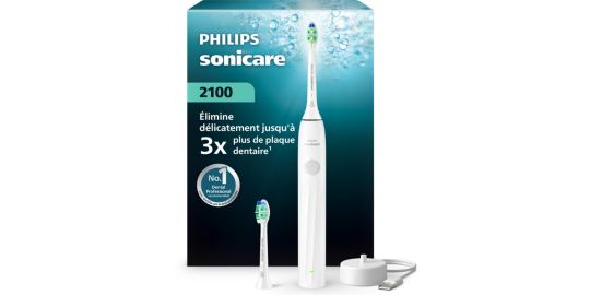 Brosse à dents électrique PHILIPS HX4022/01 Serie 2100 Blanche