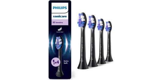 Brossette dentaire PHILIPS S2  4 pack noire HX6054/88