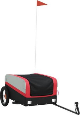 Remorque VIDAXL Fer 122 x 52.5 x 42.5 cm Rouge