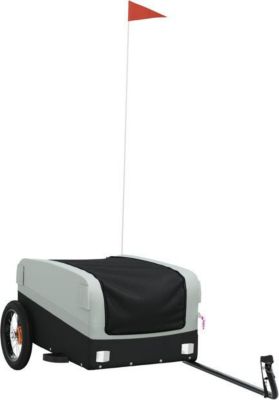 Remorque VIDAXL Fer 122 x 52.5 x 42.5 cm Gris
