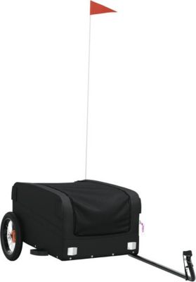 Remorque VIDAXL Fer 122 x 52.5 x 42.5 cm Noir Remorque VIDAXL Fer 122 x 52.5 x 42.5 cm Noir