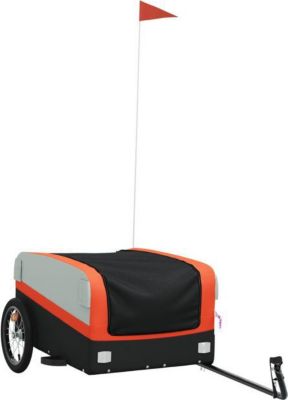 Remorque VIDAXL Fer 126 x 63 x 50 cm Orange