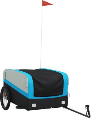 Remorque VIDAXL Fer 137 x 69 x 59 cm Bleu