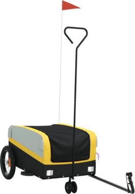Remorque VIDAXL Fer 122 x 53 x 53 cm Jaune