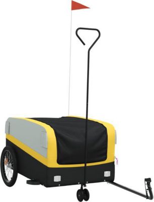 Remorque VIDAXL Fer 126 x 63 x 51 cm Jaune