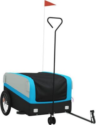Remorque VIDAXL Fer 126 x 63 x 51 cm Bleu