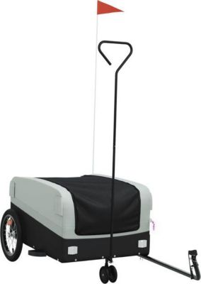 Remorque VIDAXL Fer 138 x 69 x 58 cm Gris