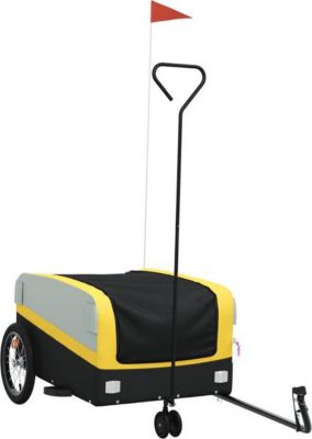 Remorque VIDAXL Fer 138 x 69 x 58 cm Jaune
