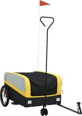 Remorque VIDAXL Fer 138 x 69 x 58 cm Jaune Remorque VIDAXL Fer 138 x 69 x 58 cm Jaune