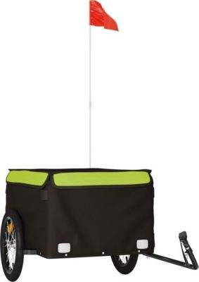 Remorque VIDAXL Fer 124 x 62.5 x 52 cm Vert
