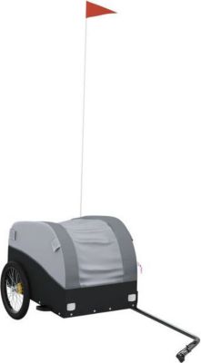 Remorque VIDAXL Fer 123 x 52 x 53 cm Gris