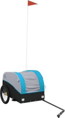 Remorque VIDAXL Fer 123 x 52 x 53 cm Bleu