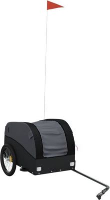 Remorque VIDAXL Fer 123 x 52 x 53 cm Noir Remorque VIDAXL Fer 123 x 52 x 53 cm Noir