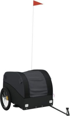Remorque VIDAXL Fer 126 x 63 x 63 cm Noir
