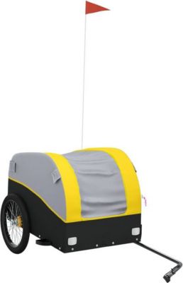 Remorque VIDAXL Fer 133 x 68 x 68 cm Jaune Remorque VIDAXL Fer 133 x 68 x 68 cm Jaune