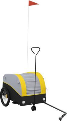 Remorque VIDAXL Fer 52 x 123 x 53 cm Jaune