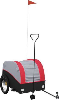 Remorque VIDAXL Fer 63 x 126 x 63 cm Rouge