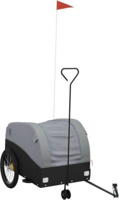 Remorque VIDAXL Fer 63 x 126 x 63 cm Gris