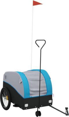 Remorque VIDAXL Fer 63 x 126 x 63 cm Bleu