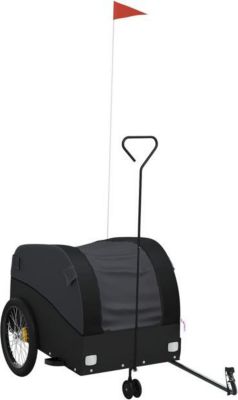 Remorque VIDAXL Fer 63 x 126 x 63 cm Noir
