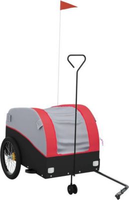 Remorque VIDAXL Fer 68 x 133 x 68 cm Rouge