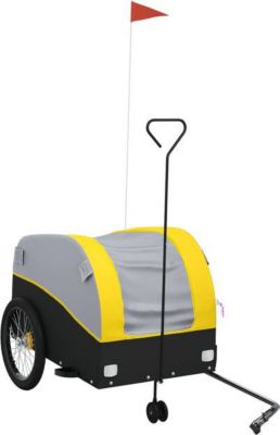 Remorque VIDAXL Fer 68 x 133 x 68 cm Jaune